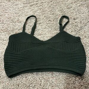 Green soft aerie tank top size XS